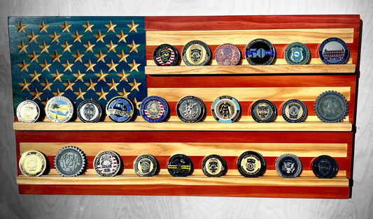 CNC Challenge Coin Flag