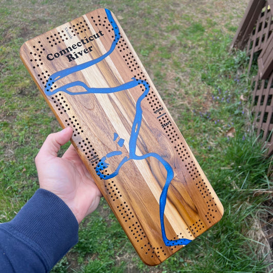 Connecticut River Cribbage Board