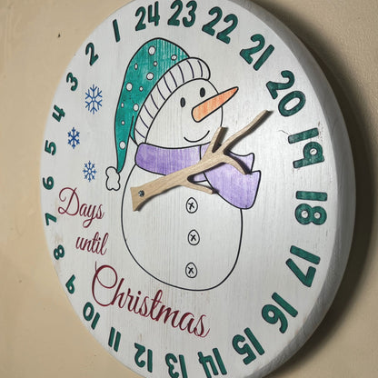 Christmas Countdown Snowman