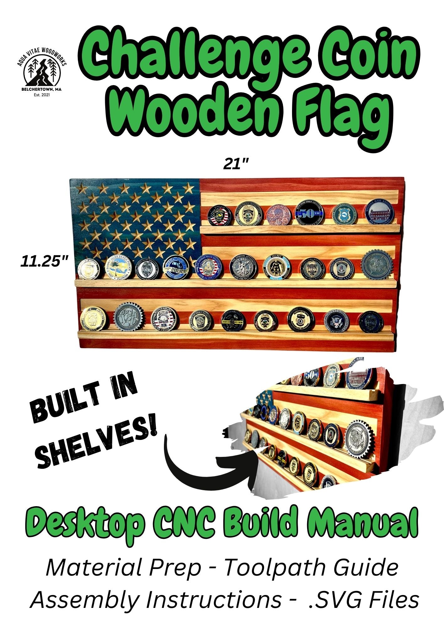 Challenge Coin Flag