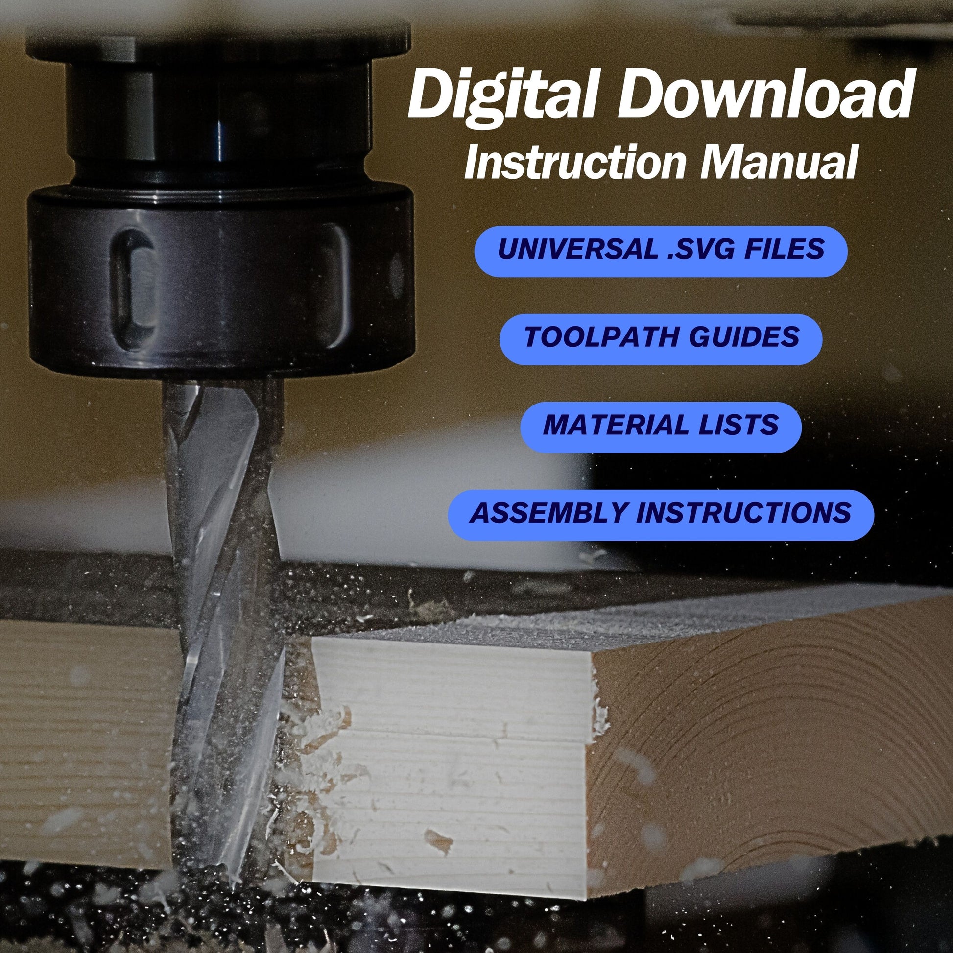 Digital Download CNC Project Manual - Product Image