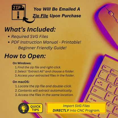 CNC File Download Instruction Page