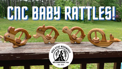 Wooden Baby Rattles